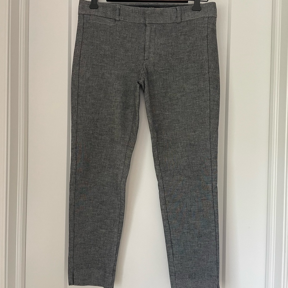 BANANA REPUBLIC Gray Sloan Pants size 4 petite